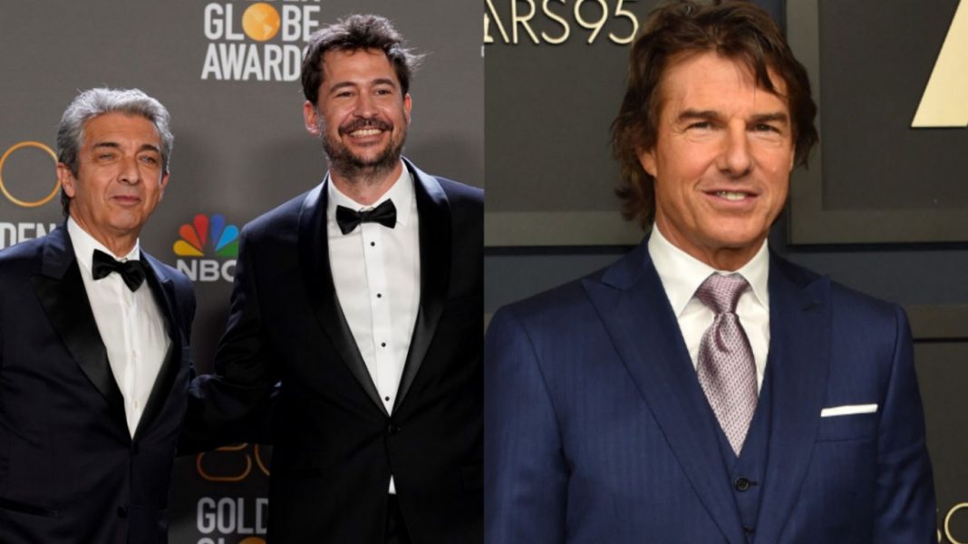 ricardo-darin-y-santiago-mitre-se-sacaron-una-foto-con-tom-cruise-en-la-gala-previa-a-los-oscar